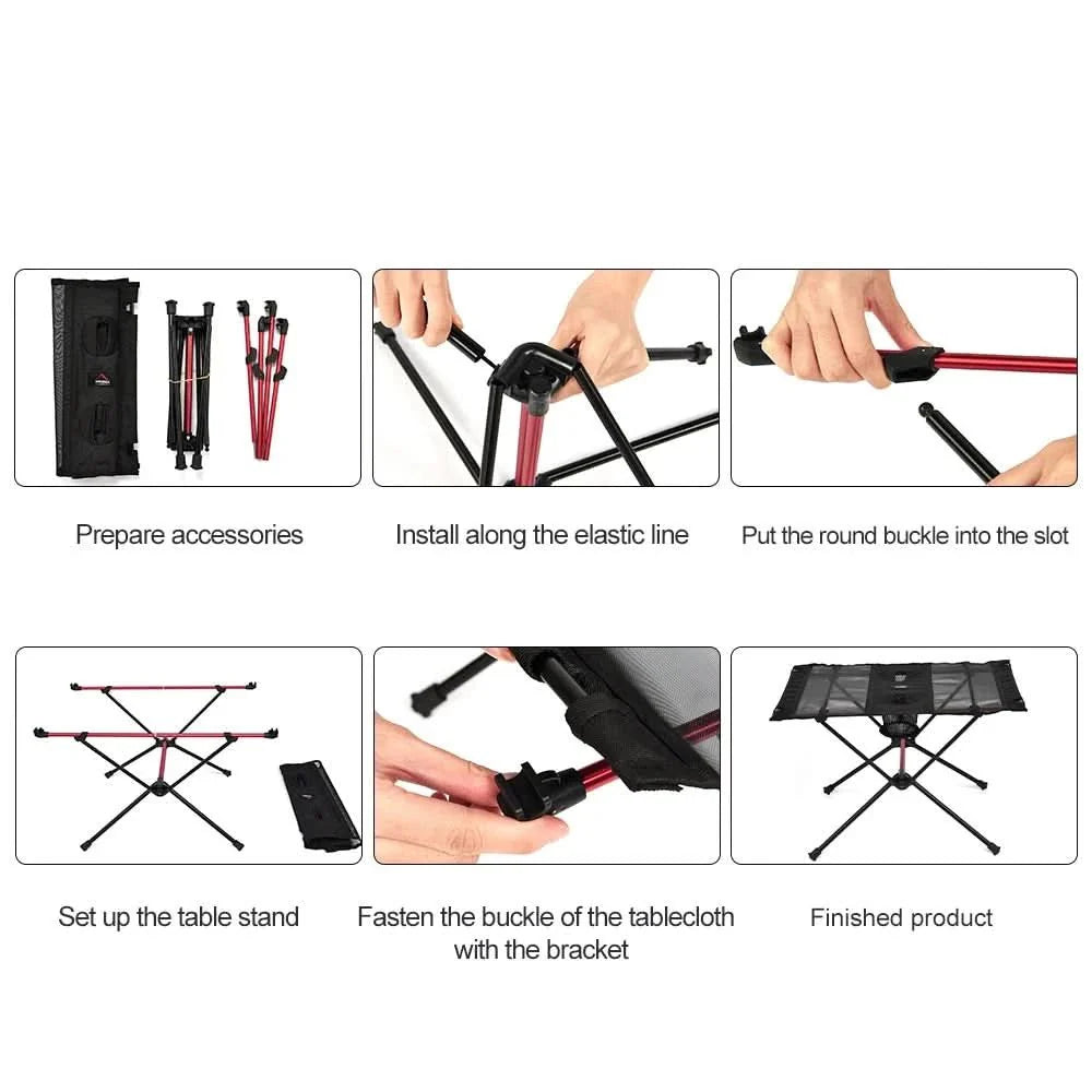ADVENTUREPRO – Folding Camping Table Made of Aluminum for On the Go