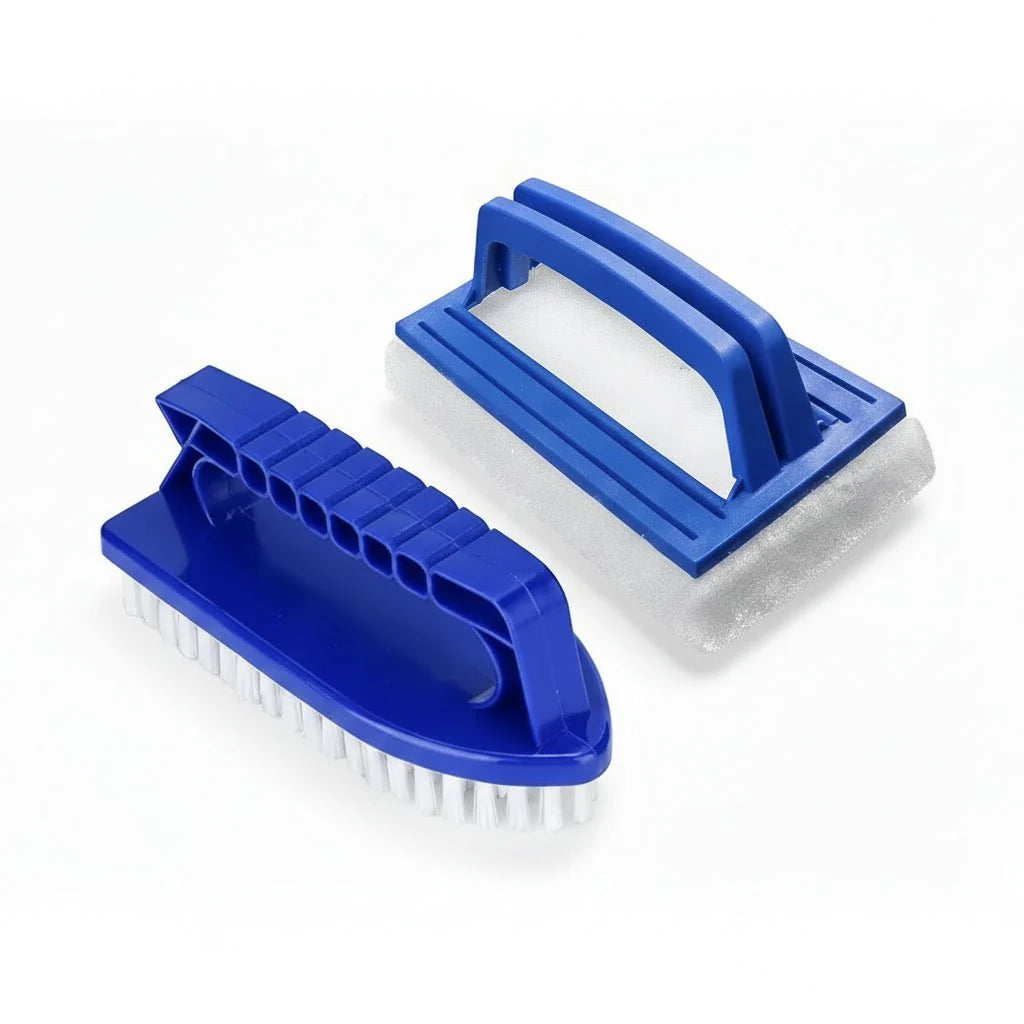 POOLFORCE – 2-in-1 Pool Brush for Powerful Cleaning