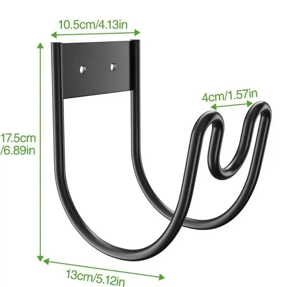 IRONFLOW – Robust Metal Garden Hose Holder for Wall-Mounted Outdoor Storage