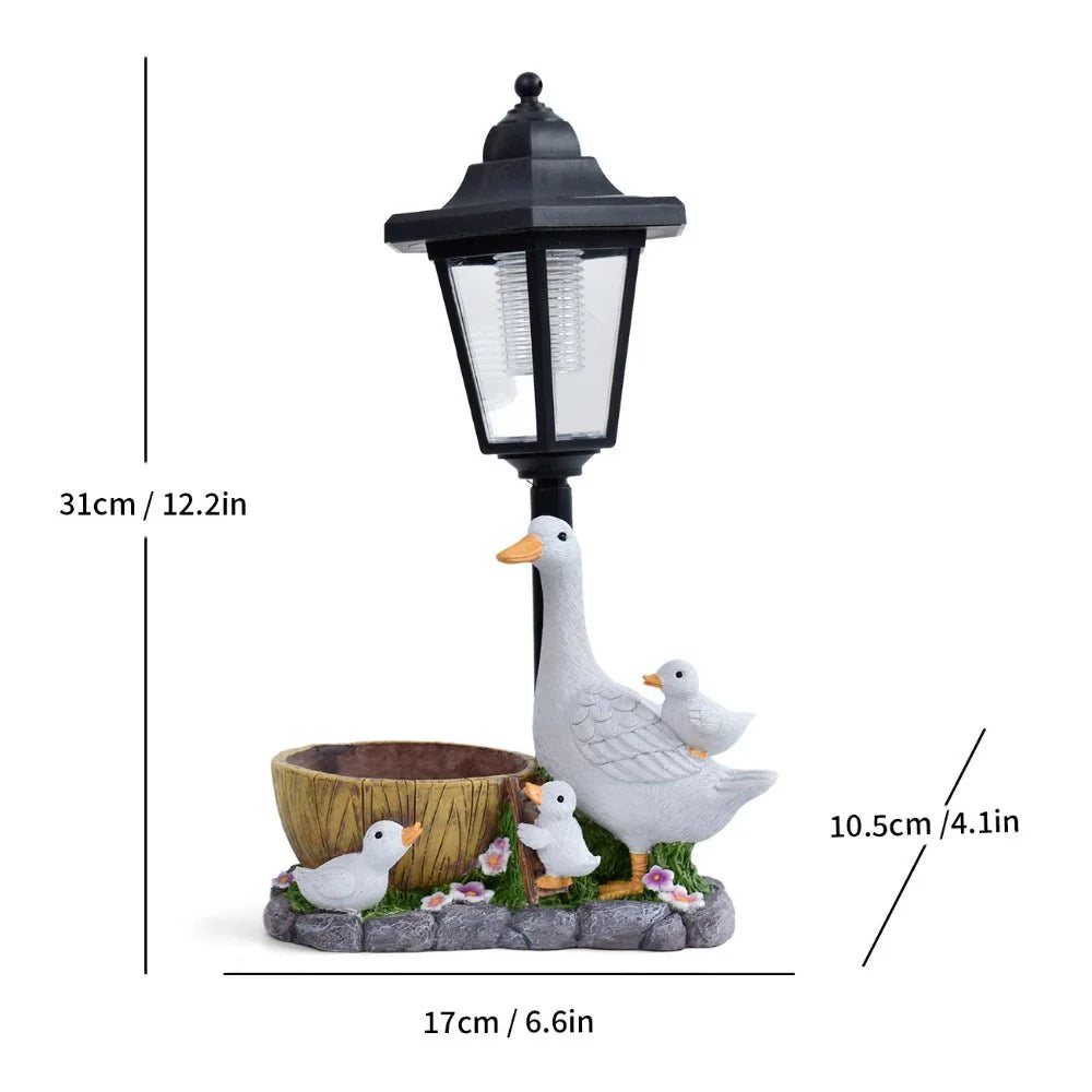 SOLADUCK – Decorative Solar Duck for Garden and Terrace