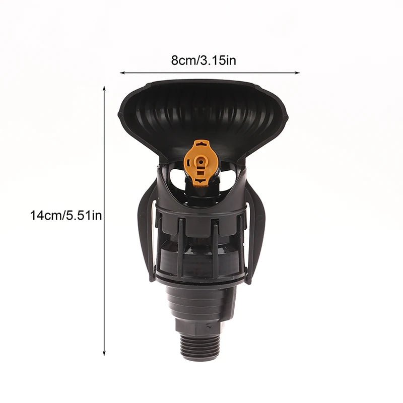 FLOWHALF – 180-Degree Rotation Garden Sprinkler for Balanced Water Coverage