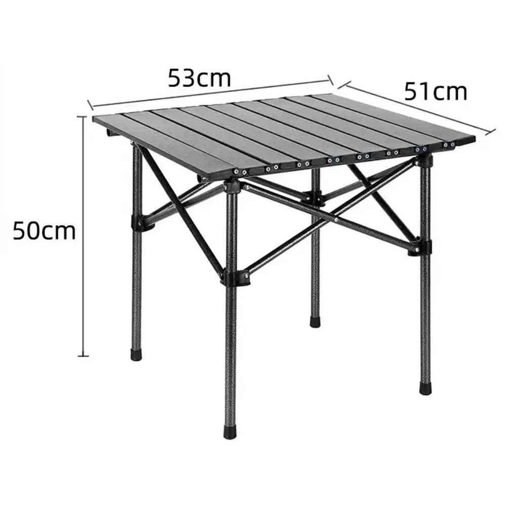 CAMPFLEX TABLE - Foldable camping table with X-frame & heat-resistant surface