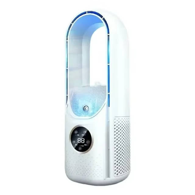 Ventilateur rafraîchisseur climatiseur portable avec humidificateur et purificateur, moteur DC sans balais, minuteur intelligent