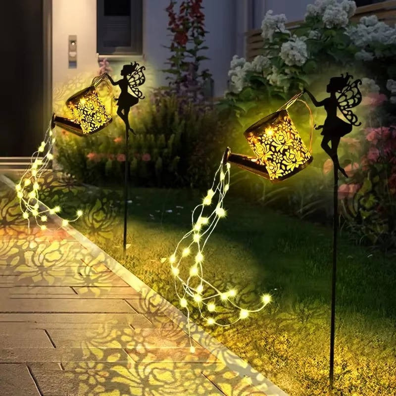 Lampe féerique suspendue, décoration lumineuse d'extérieur