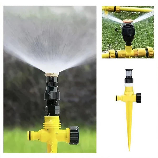 Arroseur de jardin 360° économe en eau avec jets réglables