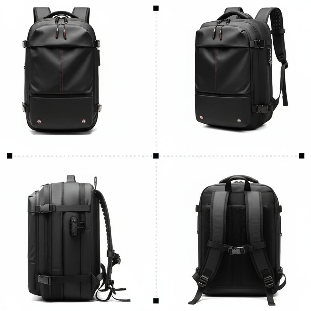 Sac à dos de camping avec compression interne