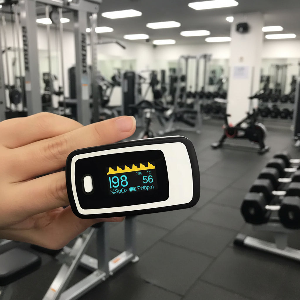 ULTRALITE - Compact Finger Pulse Oximeter for Fast and Precise Health Monitoring on the Go