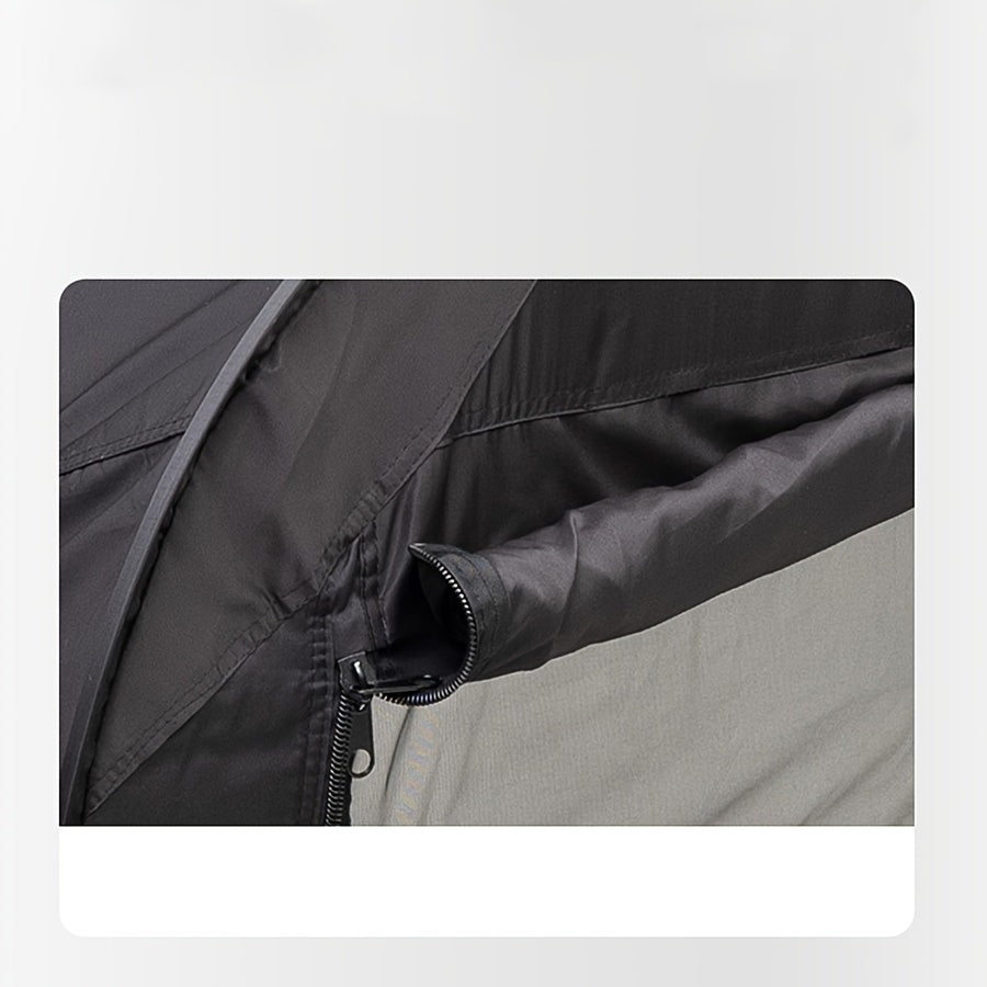 Lit-tente pliable à fermeture éclair intégrale et ventilation en maille, déperlant
