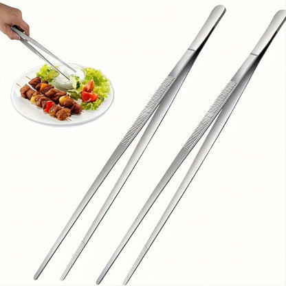FIREPROOF - Multifunctional Grill Tongs 25 cm for Picnic and Home Kitchen