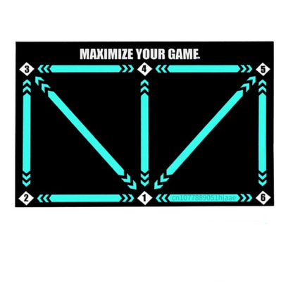 FOOTMASTER - Non-slip Soccer Training Mat for Effective Technique Training, Coordination, and Ball Control Indoors