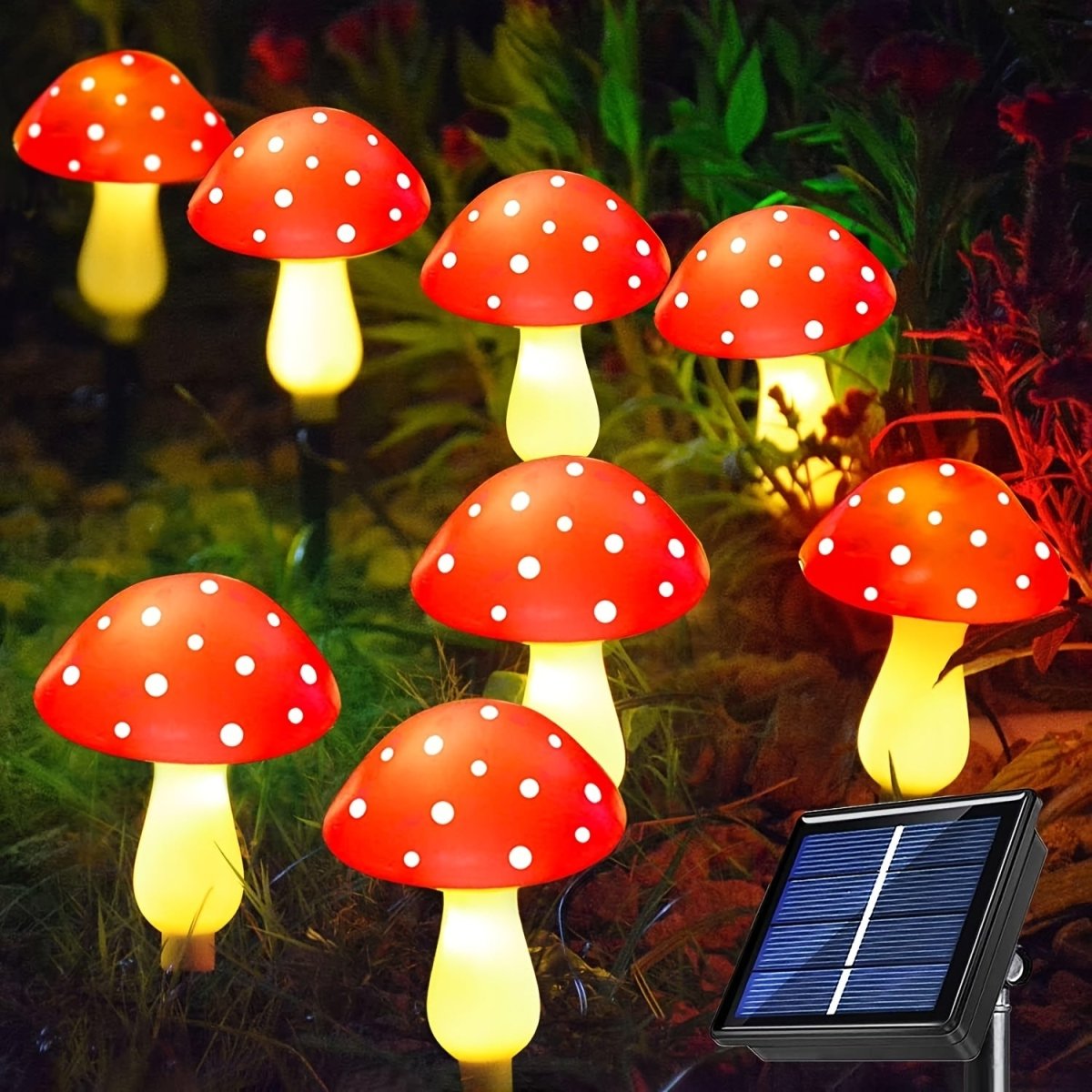 MUSHROOMNEST – Solar garden light in mushroom design for magical outdoor areas