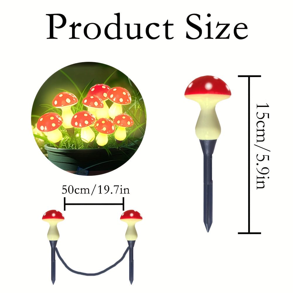 MUSHROOMNEST – Solar garden light in mushroom design for magical outdoor areas