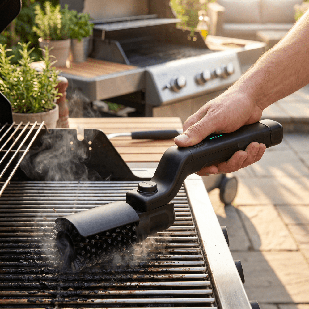 BBQTORQUE – Electric Grill Cleaning Tool with 3 Speeds