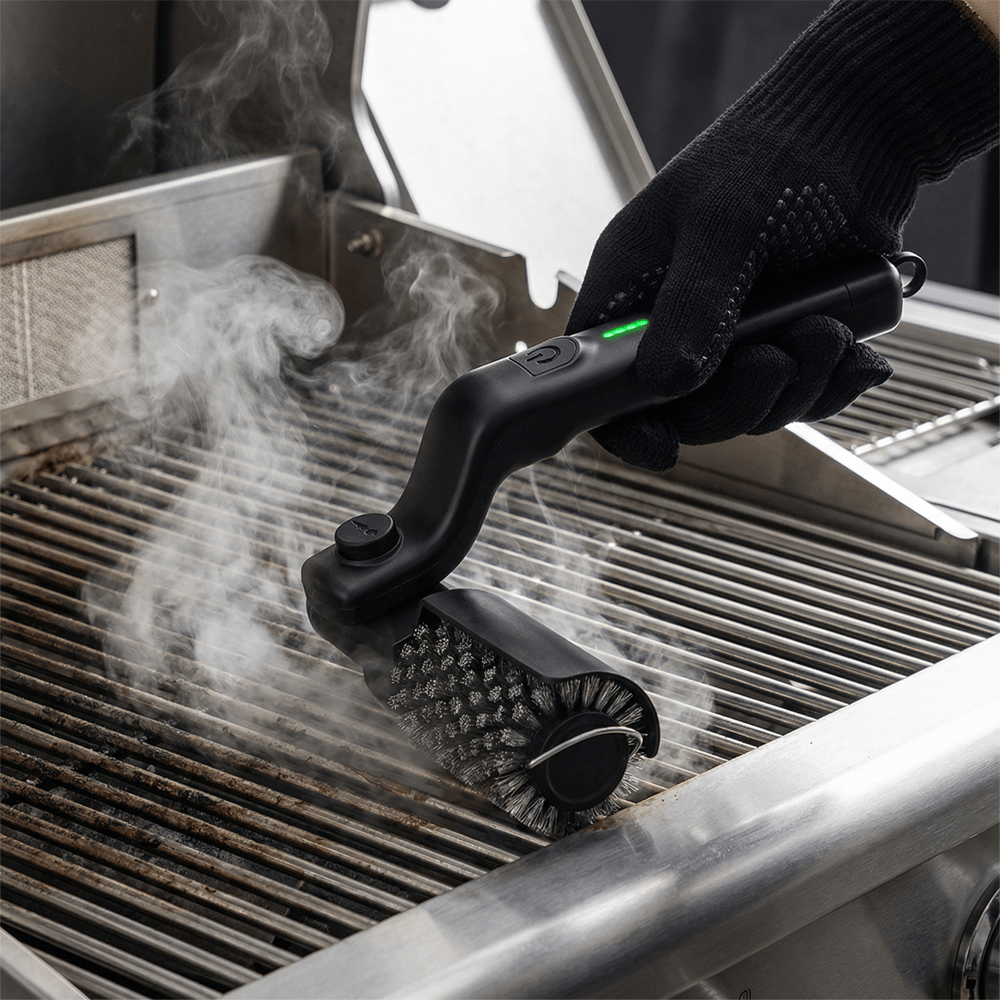 BBQTORQUE – Electric Grill Cleaning Tool with 3 Speeds