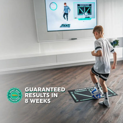 FOOTMASTER - Non-slip Soccer Training Mat for Effective Technique Training, Coordination, and Ball Control Indoors