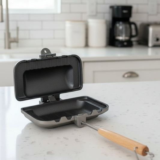 QUICKGRILL - Compact sandwich maker for quick and crispy meals anytime