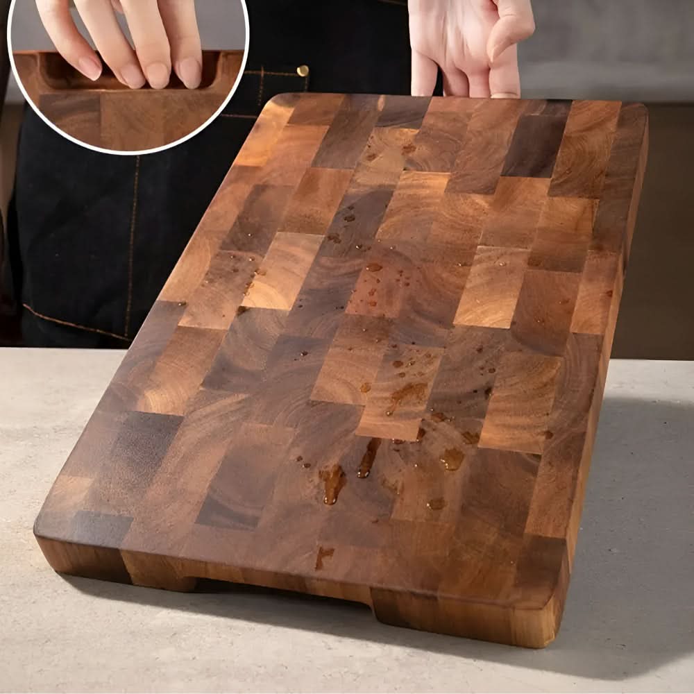 PUREWOOD - High-quality Acacia Wood Cutting Board for Stylish and Durable Kitchen Work