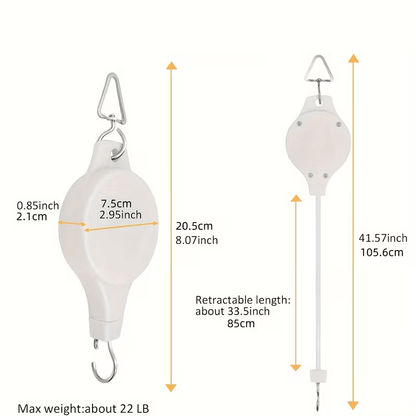 GARDENLIFT – Height-adjustable Hanging System for Plants & Birdhouses
