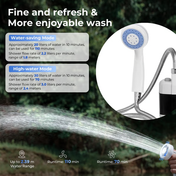Douche de camping portable