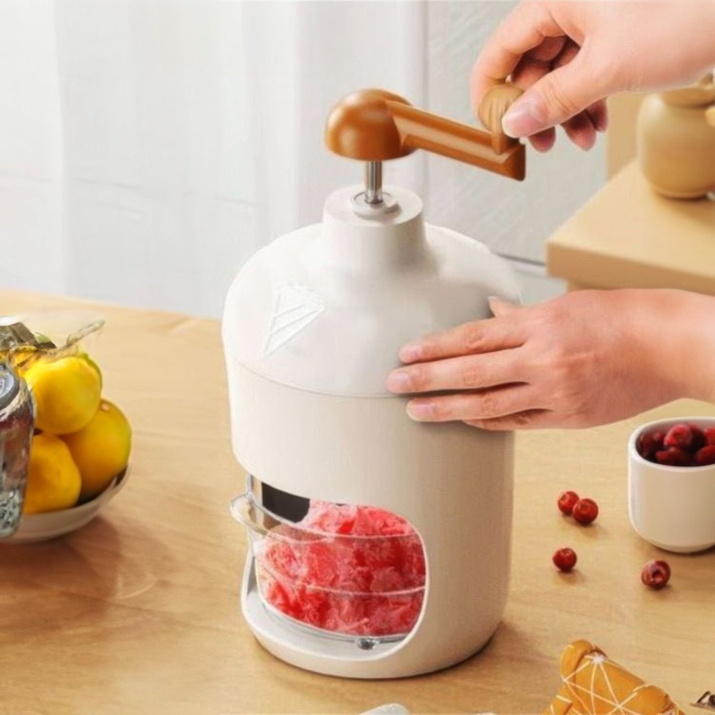 Machine à glace pilée portable pour glace floconneuse