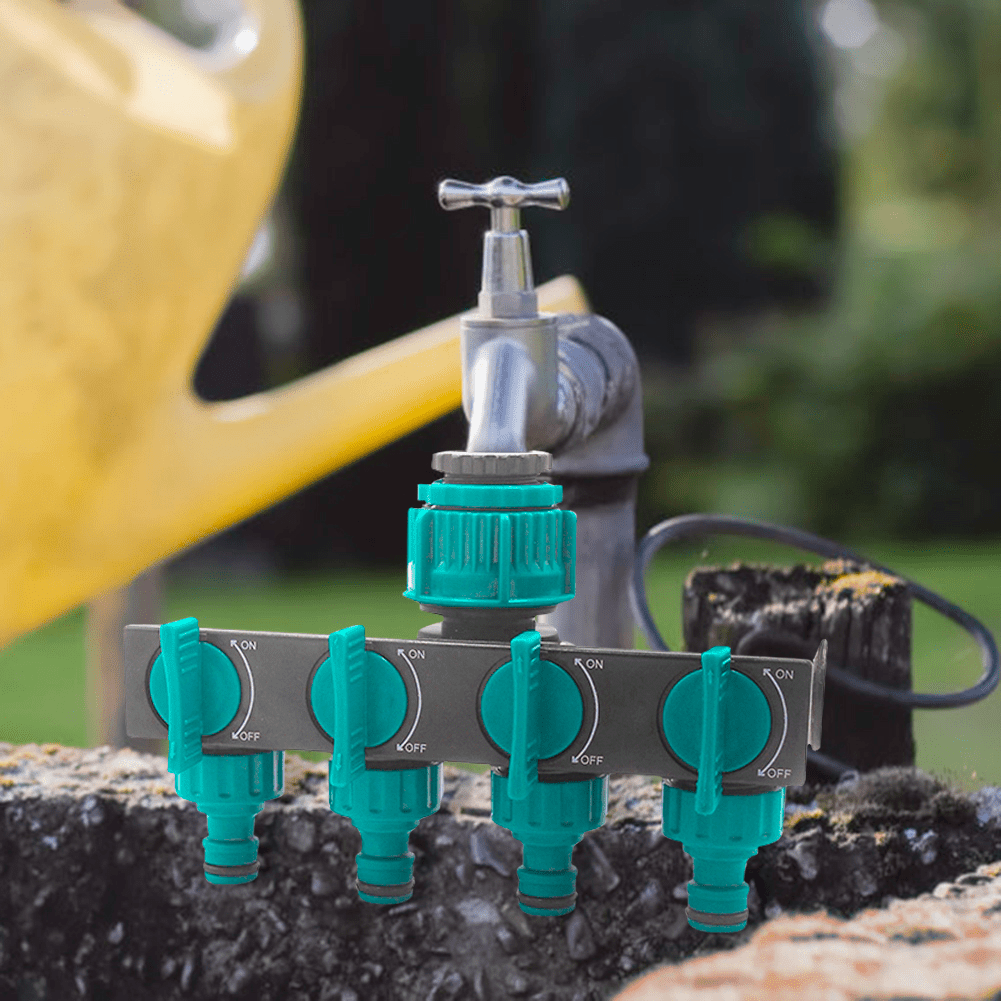 FlowMaster – 4-way garden hose splitter for flexible watering