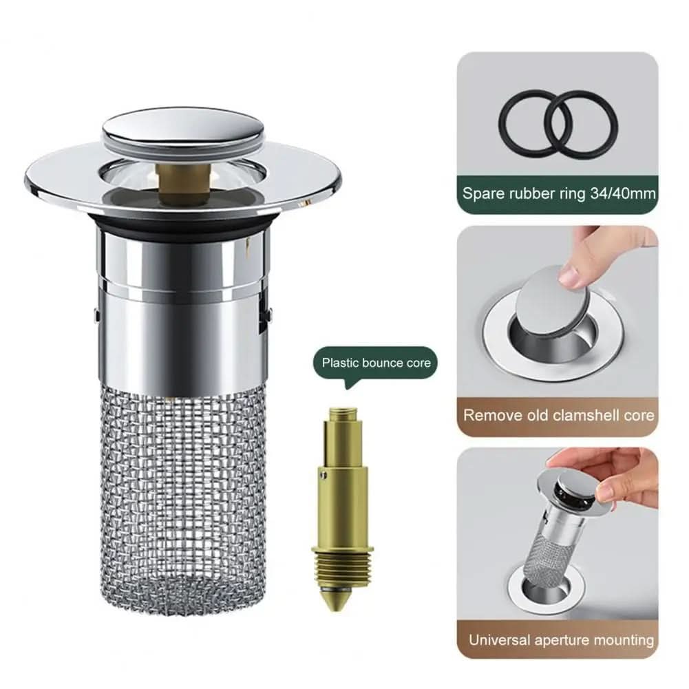 FILTERPLUG - Effective drain protection for clean and clog-free sinks