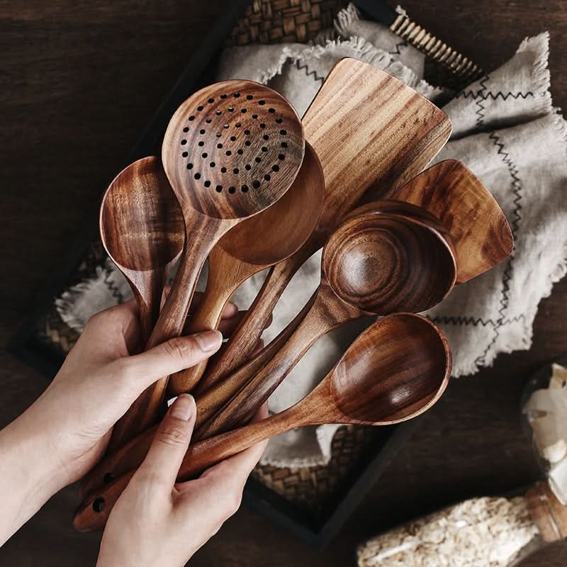 TEAKCRAFT - High-quality teak wood kitchen utensils for durable and stylish cooking