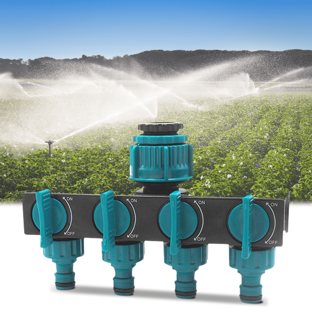 FlowMaster – 4-way garden hose splitter for flexible watering