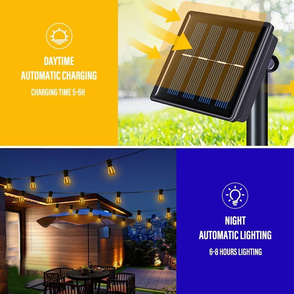 Guirlande lumineuse solaire