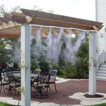 AquaCool spray irrigation system - cooling & irrigation for outdoor areas