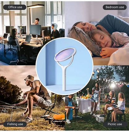 ZapGuard – 5-in-1 Electric Mosquito Swatter with LED