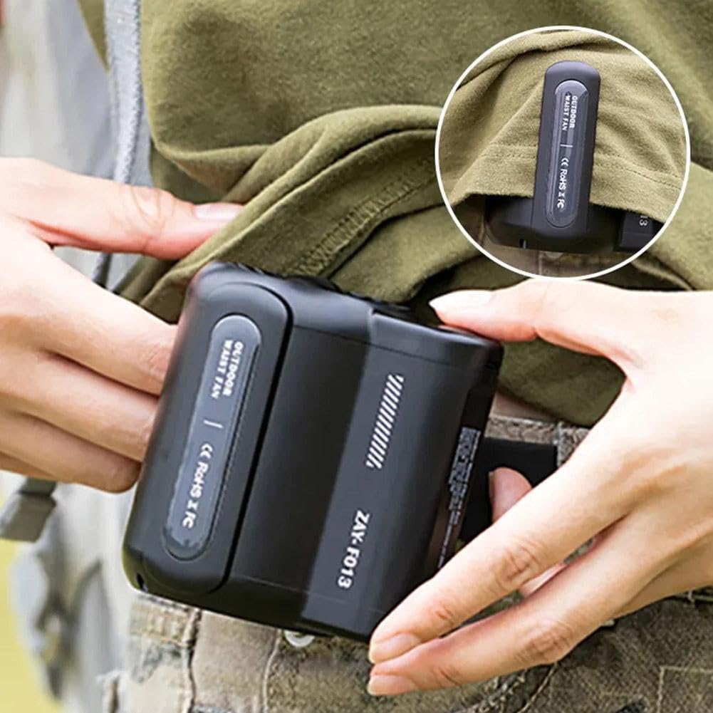 Tragbarer USB-C Clip-Ventilator – Bleiben Sie den ganzen Tag frisch und schweißfrei