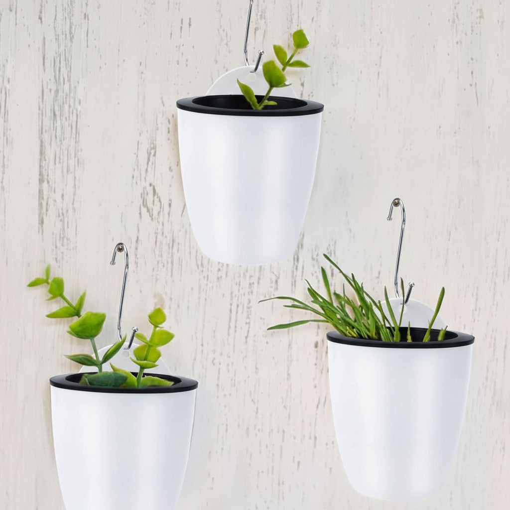 Plantiva – Vertical self-watering flowerpot for modern living