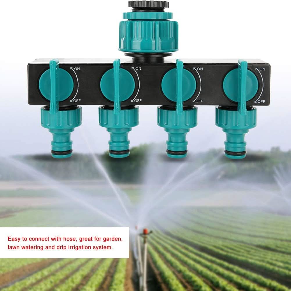 FlowMaster – 4-way garden hose splitter for flexible watering