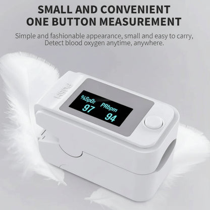 ULTRALITE - Compact Finger Pulse Oximeter for Fast and Precise Health Monitoring on the Go