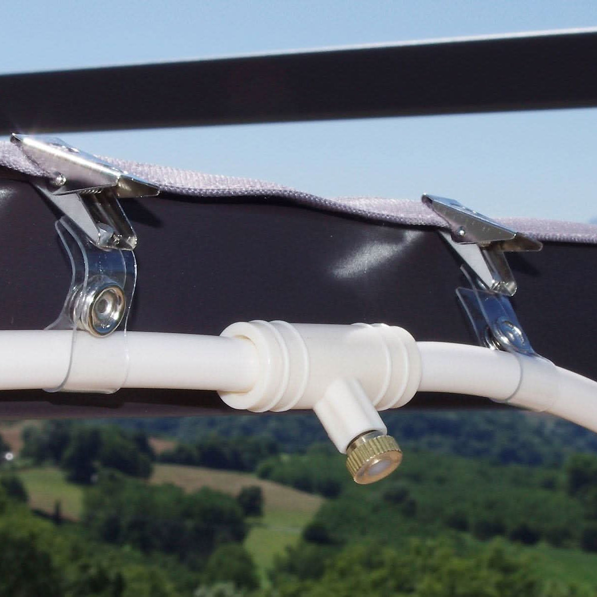 AquaCool spray irrigation system - cooling & irrigation for outdoor areas