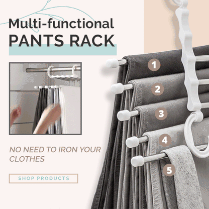 FLEXRACK – Space-saving Trousers Rack for Wrinkle-free Organization