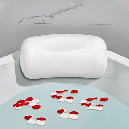 AQUACLOUD Premium Bath Pillow – Ergonomic & Non-Slip for Relaxing Baths