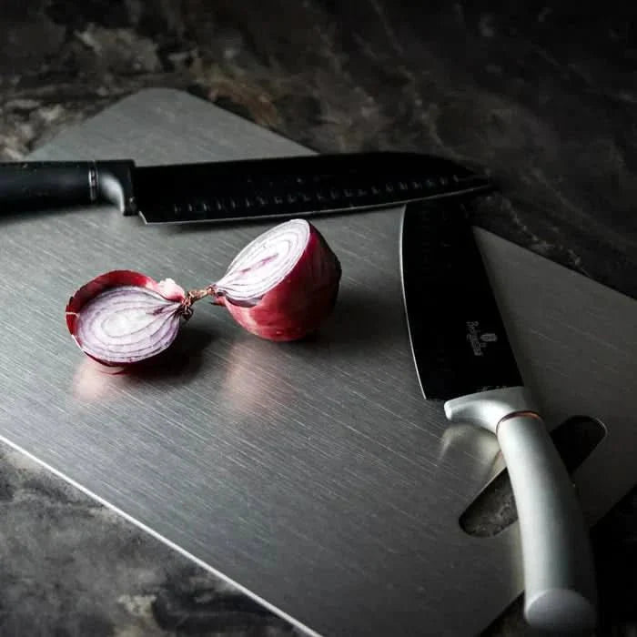 TITANEDGE - Antibacterial Stainless Steel Cutting Board for Maximum Hygiene and Durability in the Kitchen