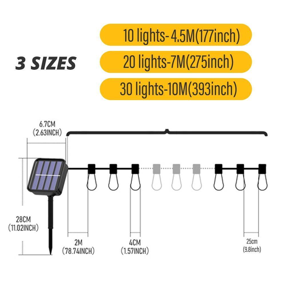 Guirlande lumineuse solaire