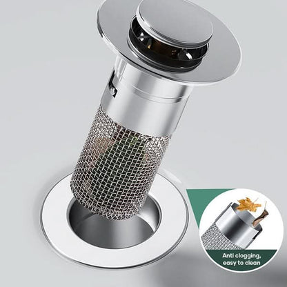 FILTERPLUG - Effective drain protection for clean and clog-free sinks
