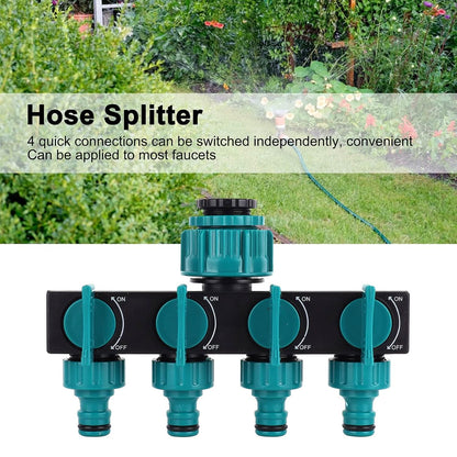 FlowMaster – 4-way garden hose splitter for flexible watering
