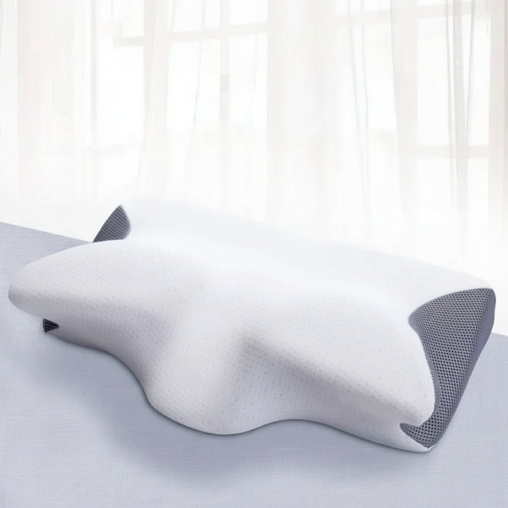 SNOREFREE - Ergonomic Anti-Snoring Pillow for Quiet and Restful Nights