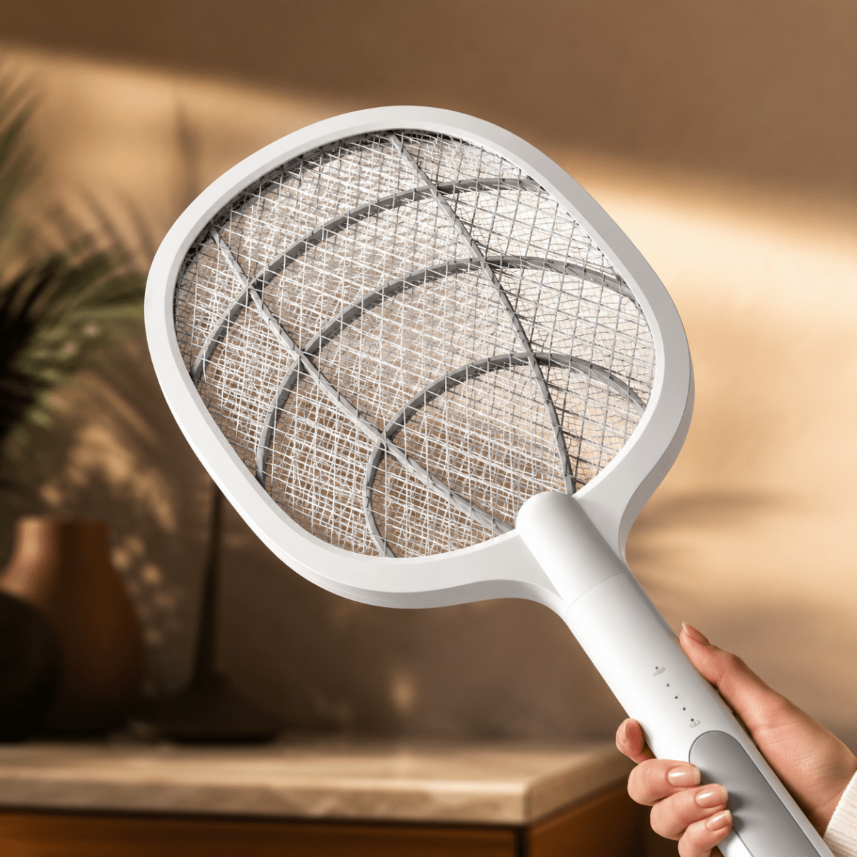 BLITZKILL – 3000V Electric Mosquito Swatter & USB Insect Killer with Safety Net