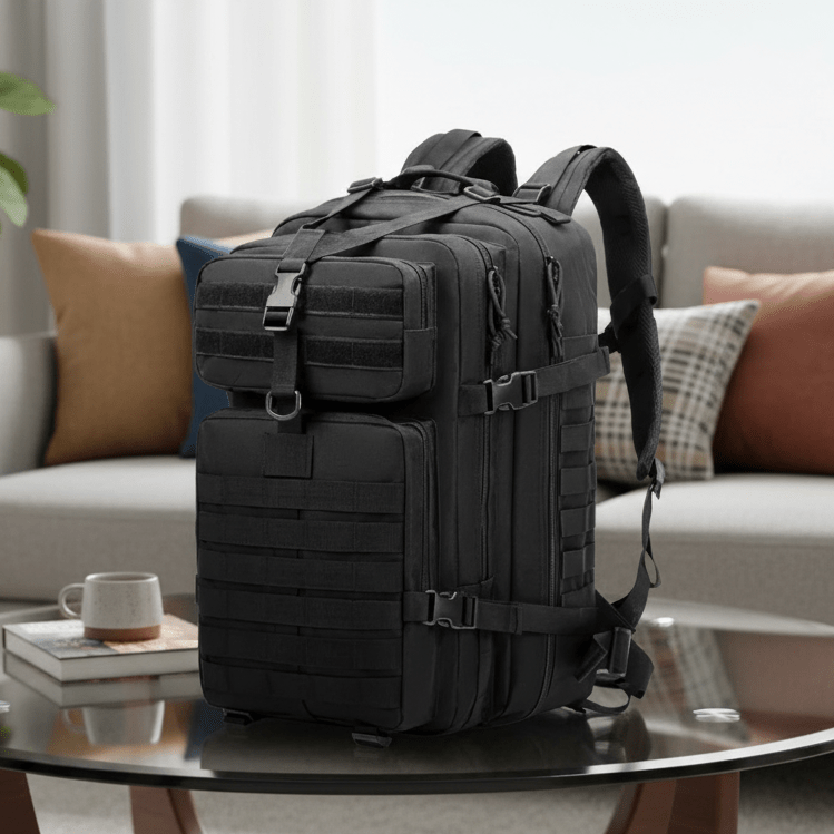 ADVENTUREPACK - Waterproof tactical backpack with 50 L volume for travelling & outdoor adventures