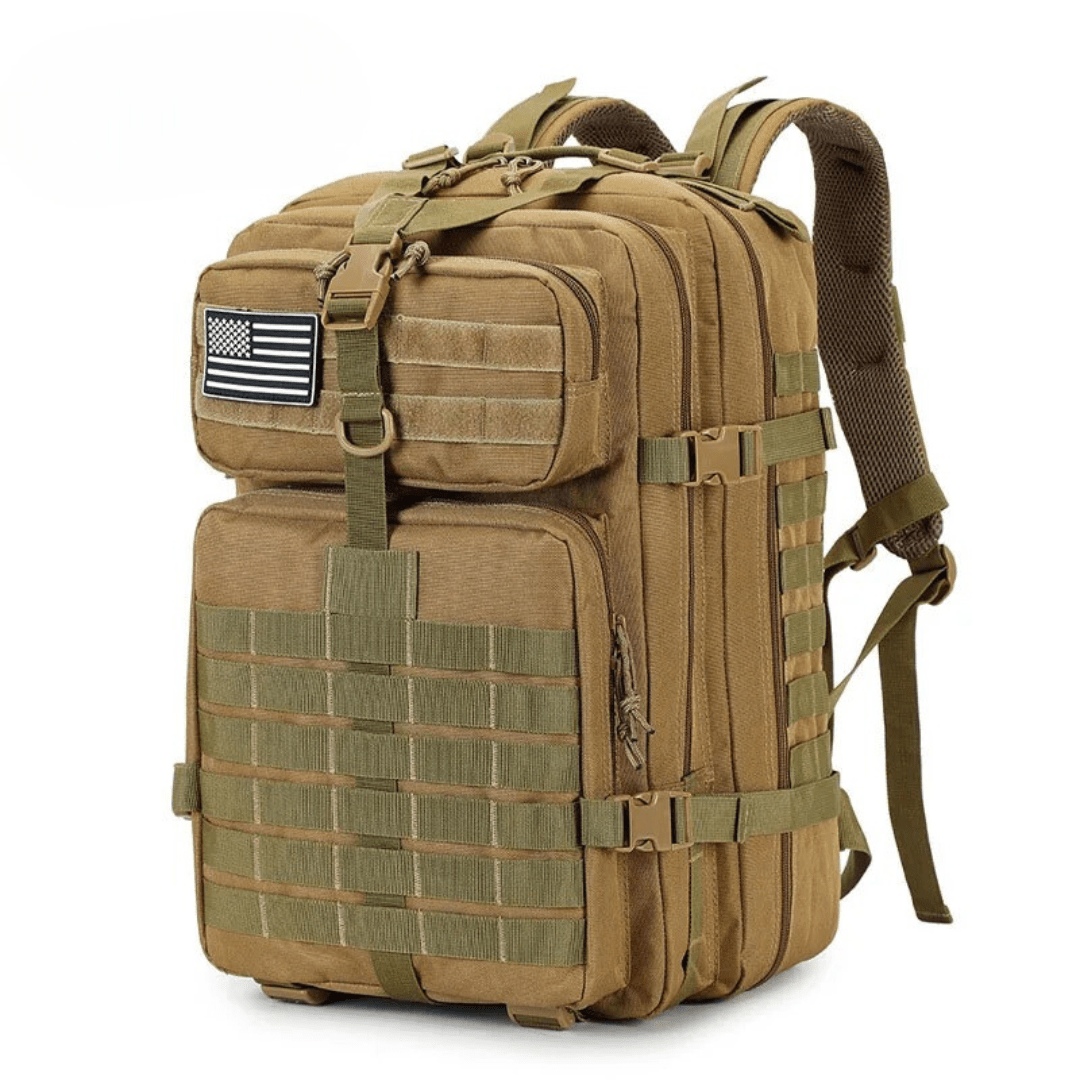 ADVENTUREPACK - Waterproof tactical backpack with 50 L volume for travelling & outdoor adventures