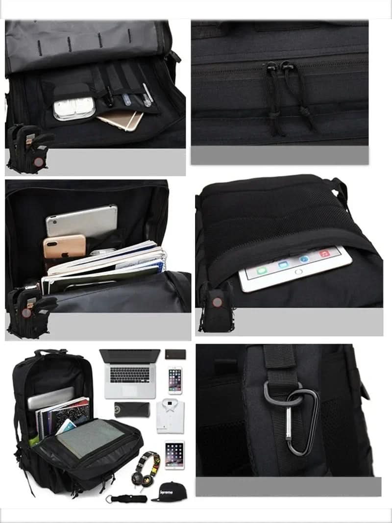 ADVENTUREPACK - Waterproof tactical backpack with 50 L volume for travelling & outdoor adventures