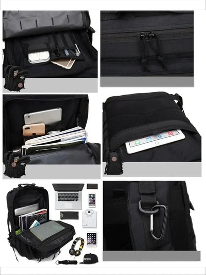 ADVENTUREPACK - Waterproof tactical backpack with 50 L volume for travelling & outdoor adventures