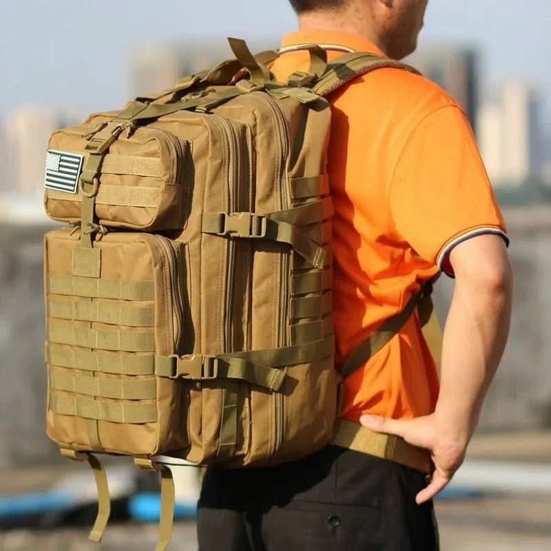ADVENTUREPACK - Waterproof tactical backpack with 50 L volume for travelling & outdoor adventures