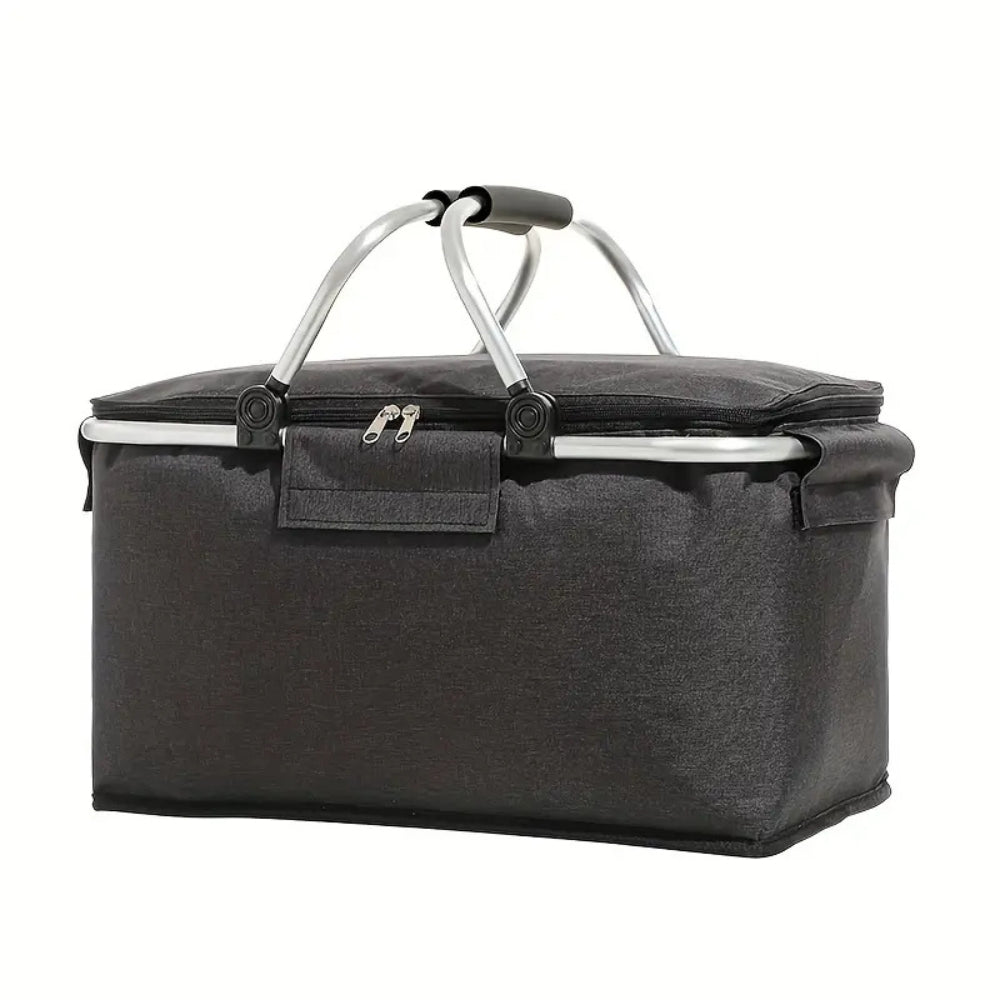 CARRYVA – Foldable Picnic Basket with Spacious 18L Storage and Practical Folding Function